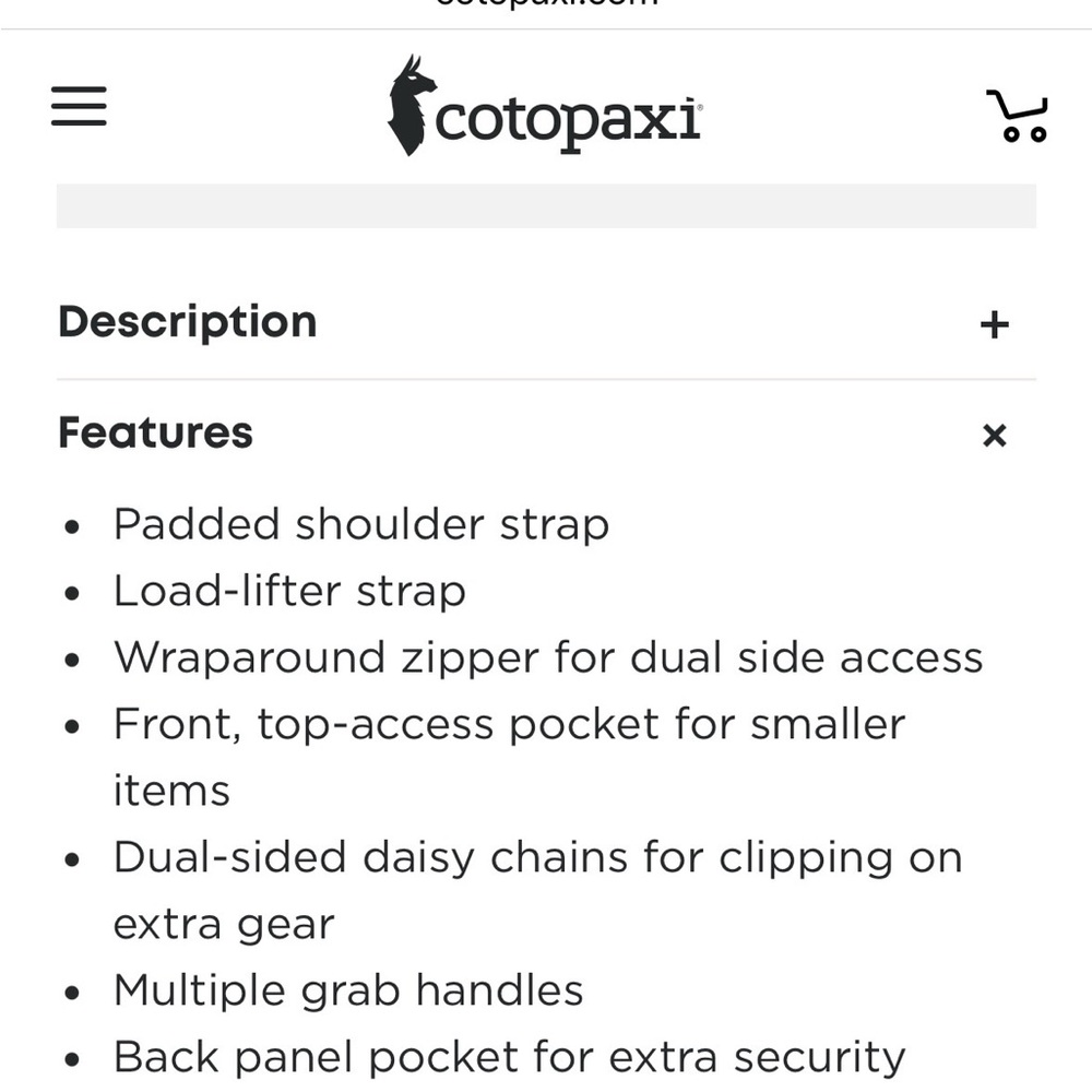 Cotopaxi Chasqui 13L Sling Backpack in Lemongrass - Picture 10 of 11